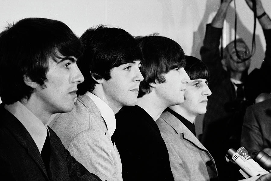 Beatles At San Francisco Press by Bill Ray