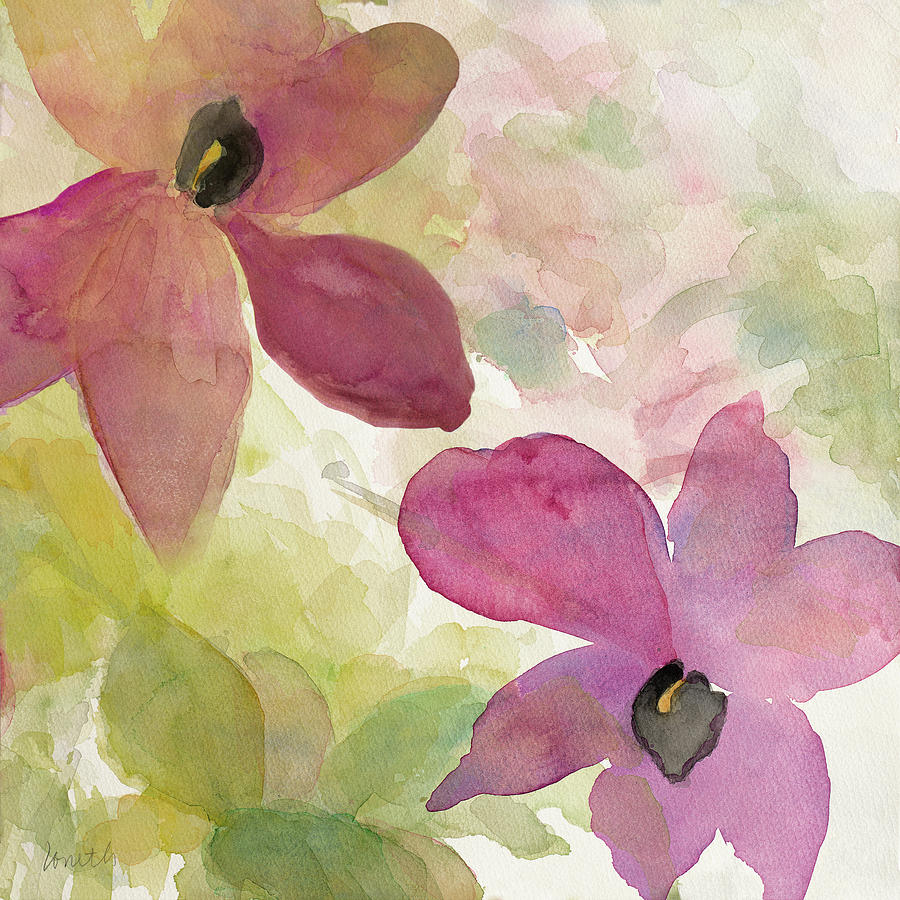 Orchid Painting - Beautiful And Peace Orchid I #1 by Lanie Loreth
