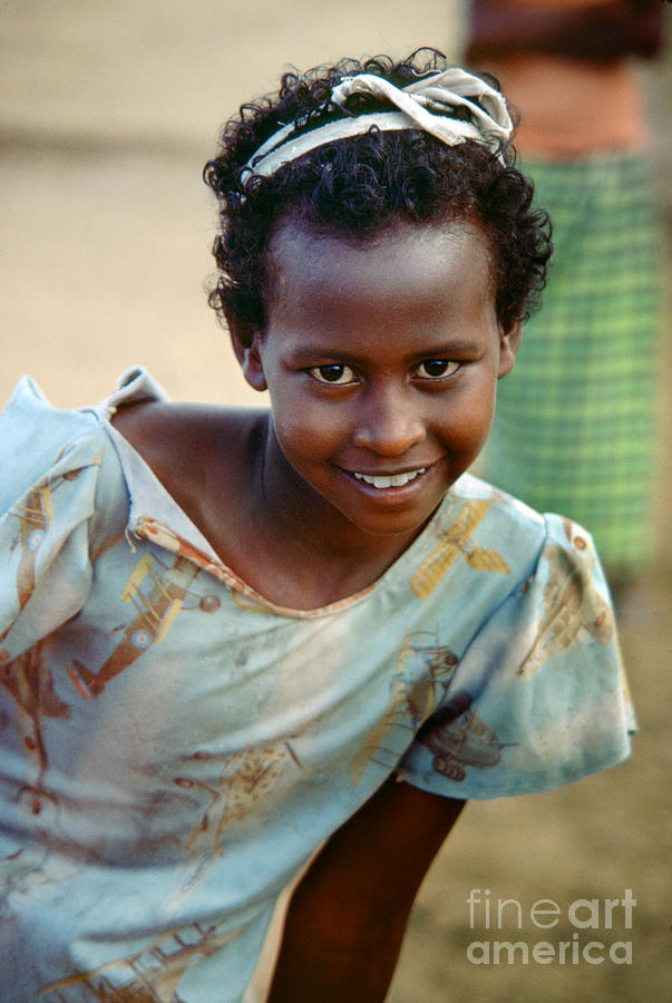 Beautiful Girl Smiling In Mogadishu Somalia Photograph By Wernher 4953