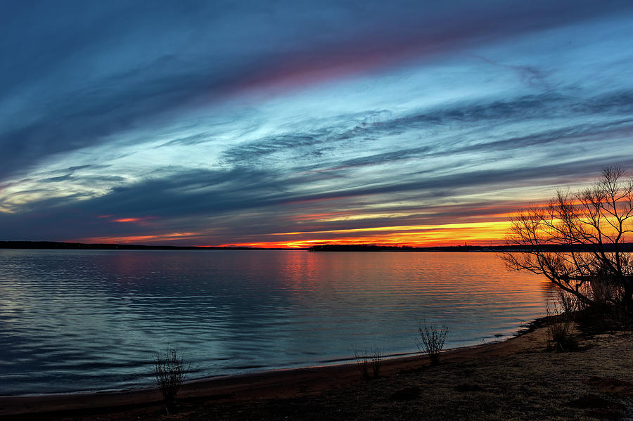 Beautiful Lake Sunset Photograph