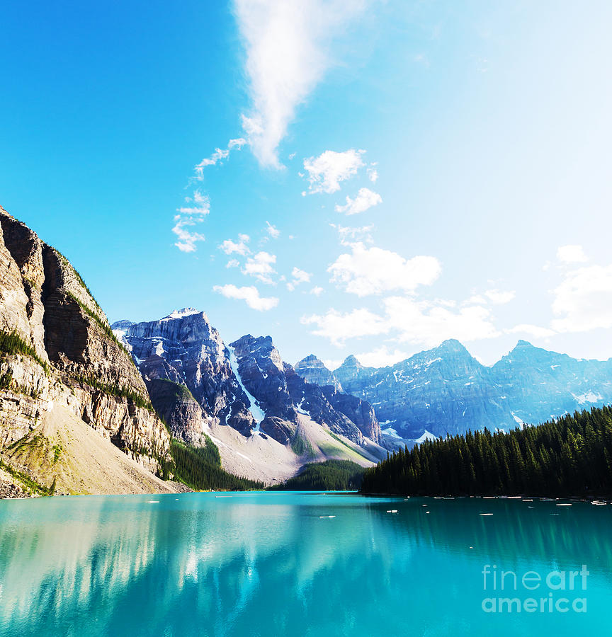 Canadian Photograph - Beautiful Moraine Lake In Banff by Galyna Andrushko
