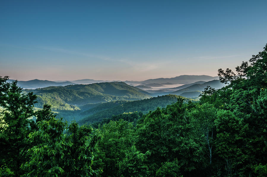 Beautiful Mountain Scenery In North Carolina #1 Photograph by Alex Grichenko