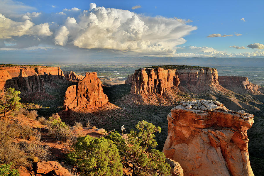 Beautiful Sunrise at Colorado National Monument #1 Photograph by Ray Mathis