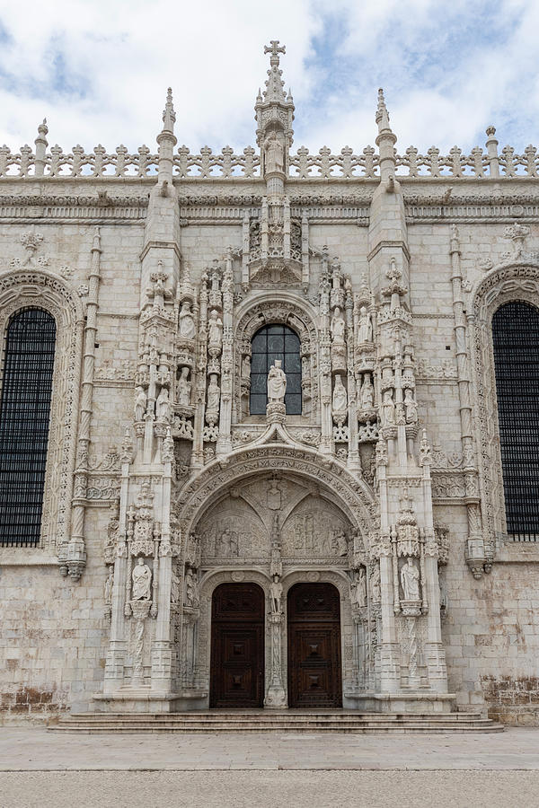 Beautiful View To Detail Of Architecture On Old Historic Church ...