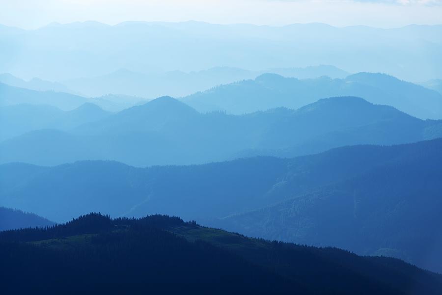 Mountain Photograph - Beauty Blue Mountains Range #1 by Ivan Kmit
