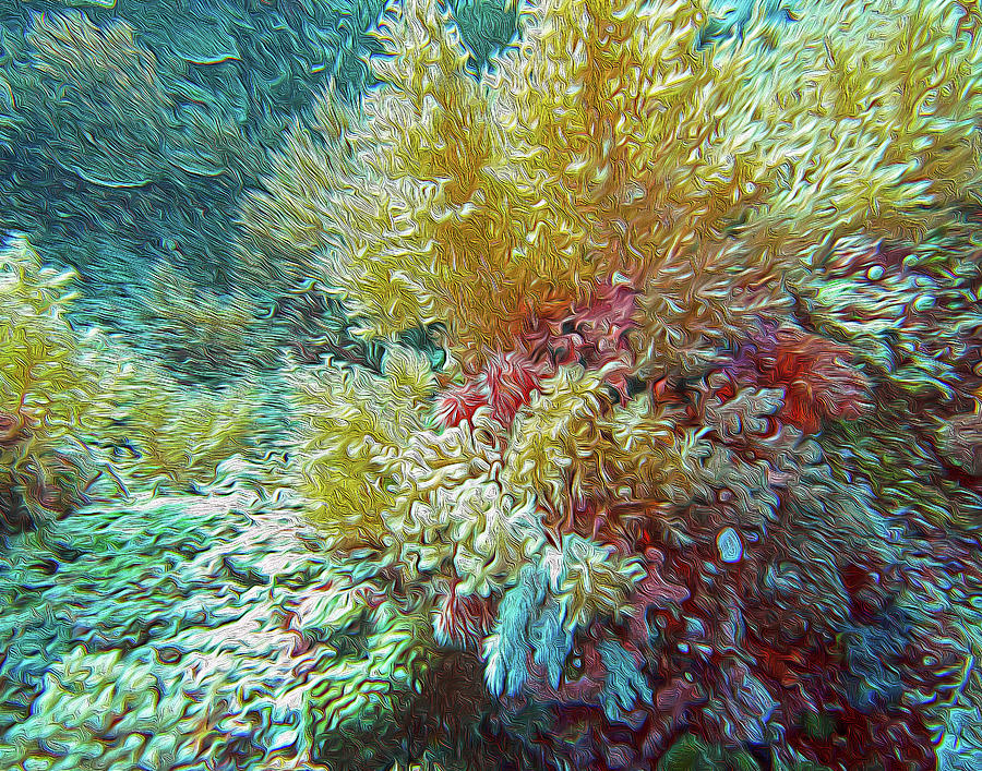 Nature Digital Art - Beauty In The Sea by Susan Burger Nature Digital Art - Beauty In The Sea by Susan Burger