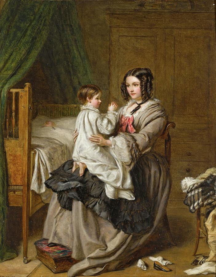 Bedtime Painting by William Powell Frith | Fine Art America