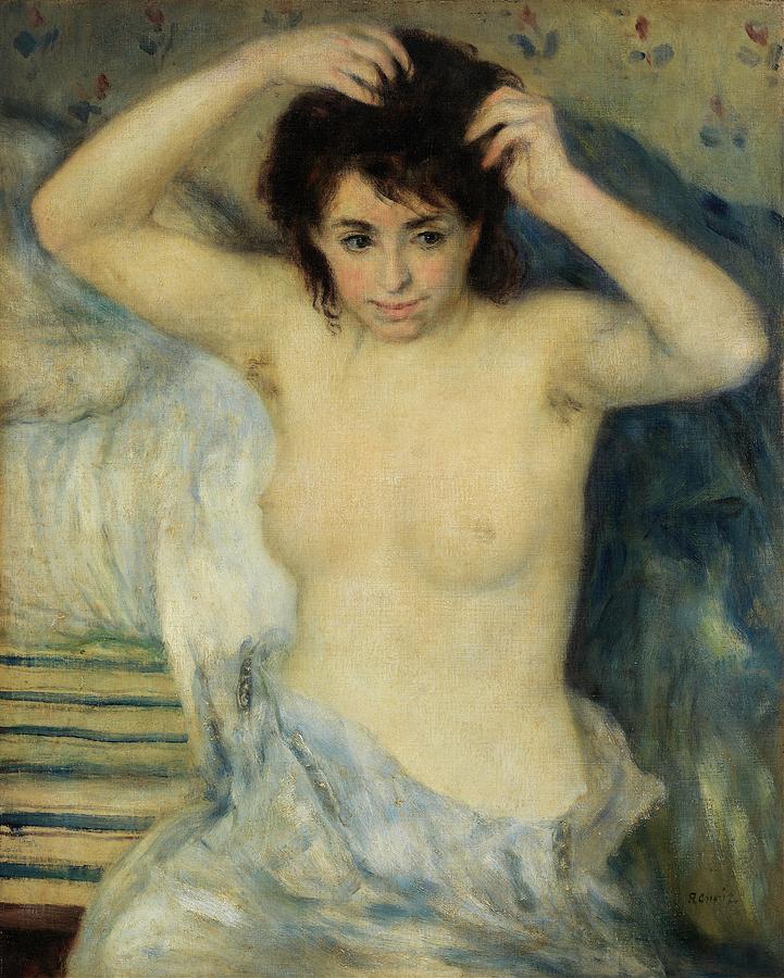 Impressionism Painting - Before The Bath by Pierre-auguste Renoir
