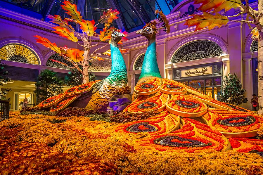 Bellagio Hotel Casino Las Vegas Indoor Decorations Autumn Season #1 Photograph by Alex Grichenko