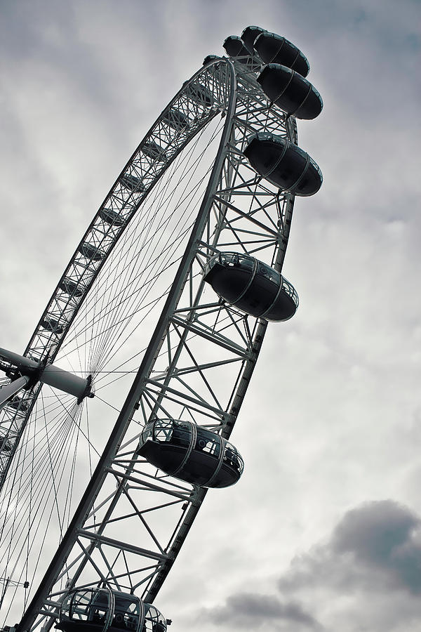 London Photograph - Below Londons Eye #2 by Kamil Swiatek