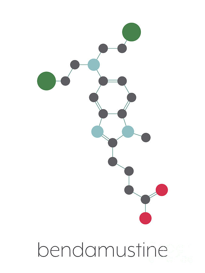 Bendamustine Cancer Drug Molecule Photograph By Molekuul/science Photo ...