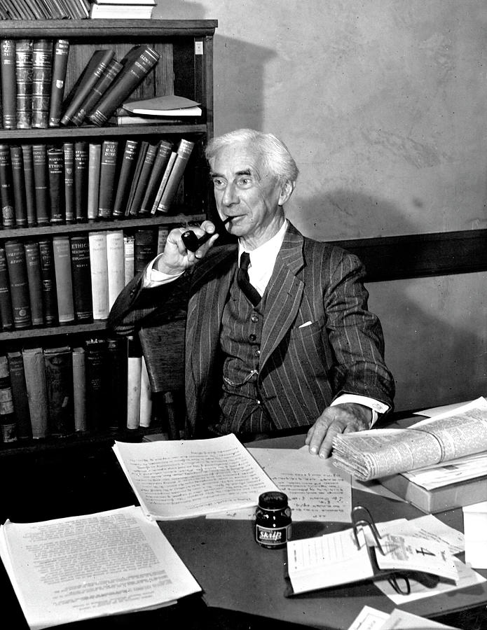 Bertrand Russell #1 Photograph by Peter Stackpole