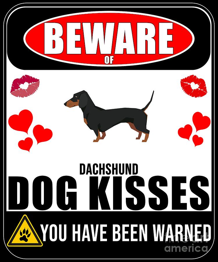 beware of dachshund sign