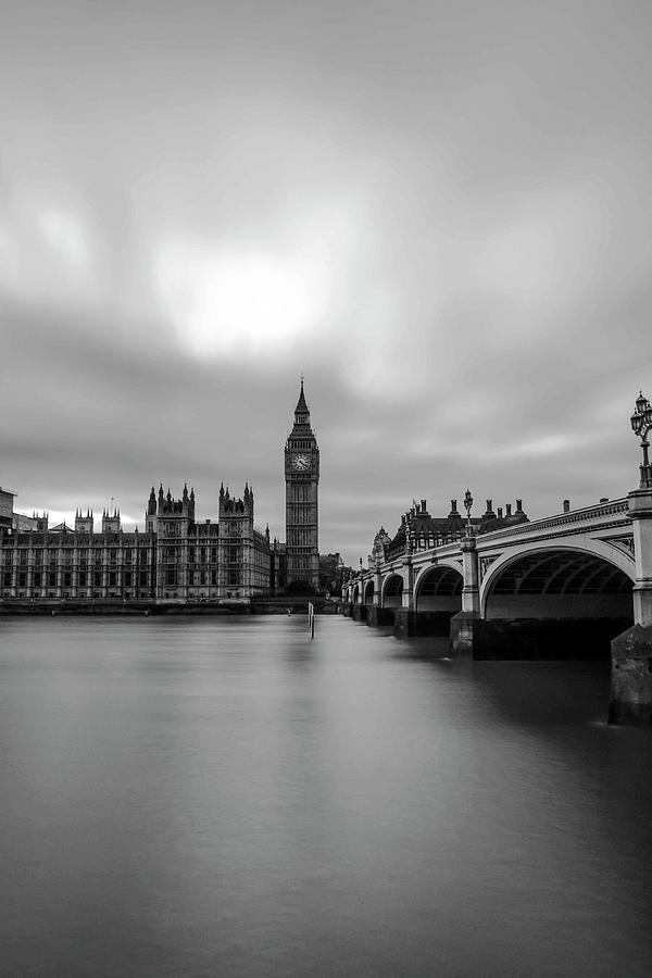 Big Ben Photograph - Big Ben River View #1 by Claire Doherty