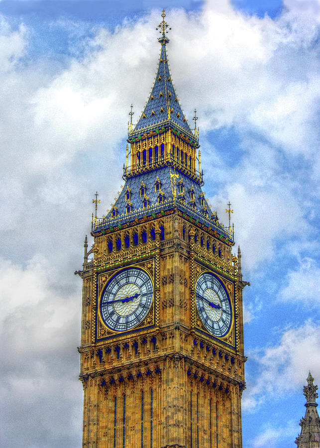 Big Ben Photograph - Big Ben #1 by Stephen Walton