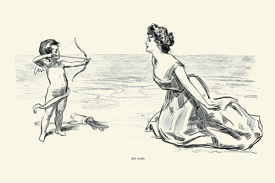 Big Game #1 Painting by Charles Dana Gibson