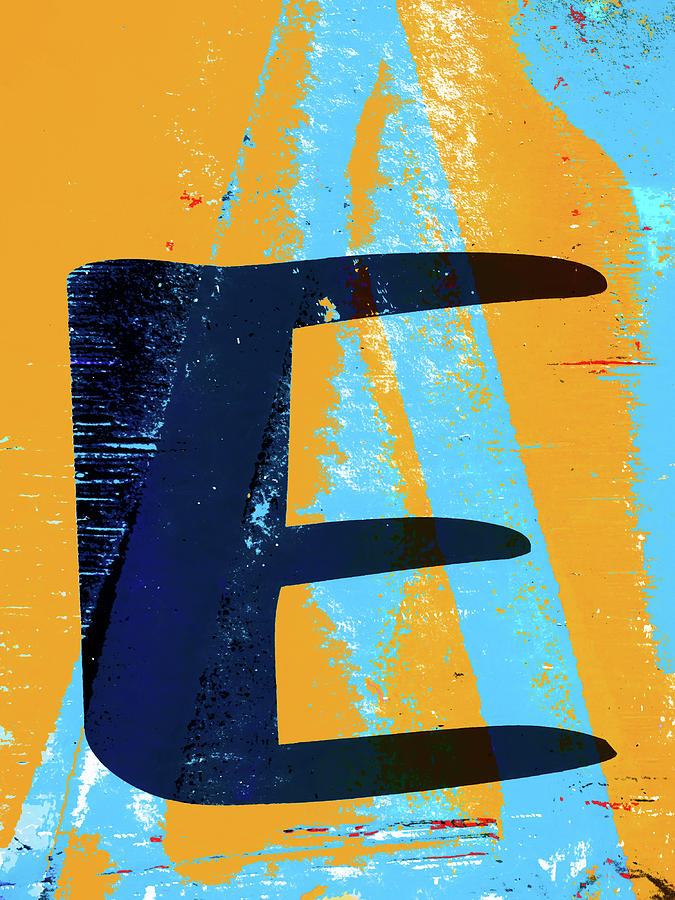 Big Letter E  #1 Photograph by Carol Leigh