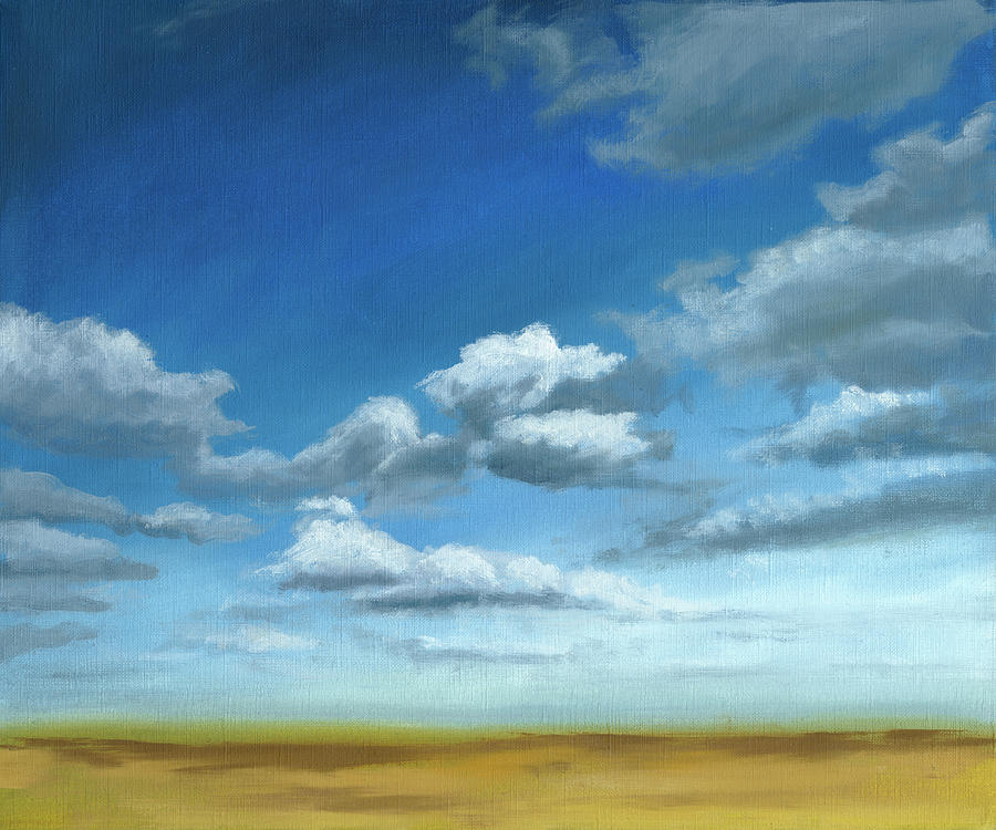 Abstract Painting - Big Sky II #1 by Megan Meagher