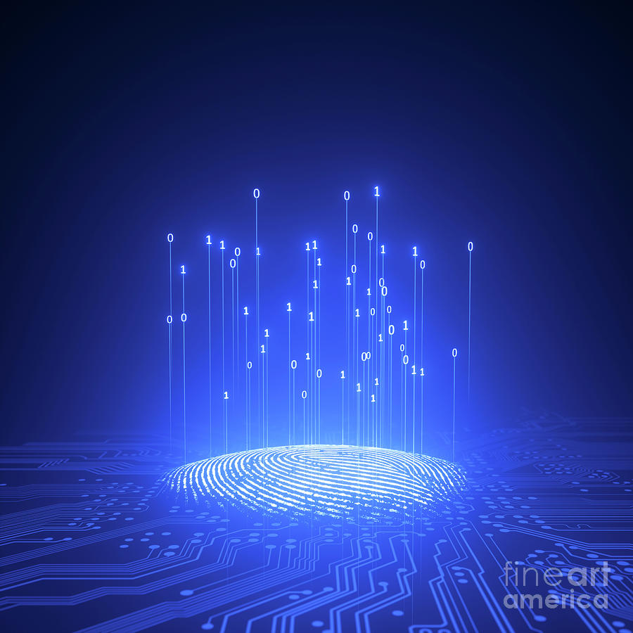 Biometric Security Photograph by Ktsdesign/sciencephotolibrary Fine