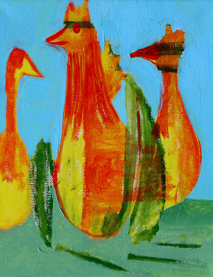 Birds #1 Painting by Edgeworth Johnstone