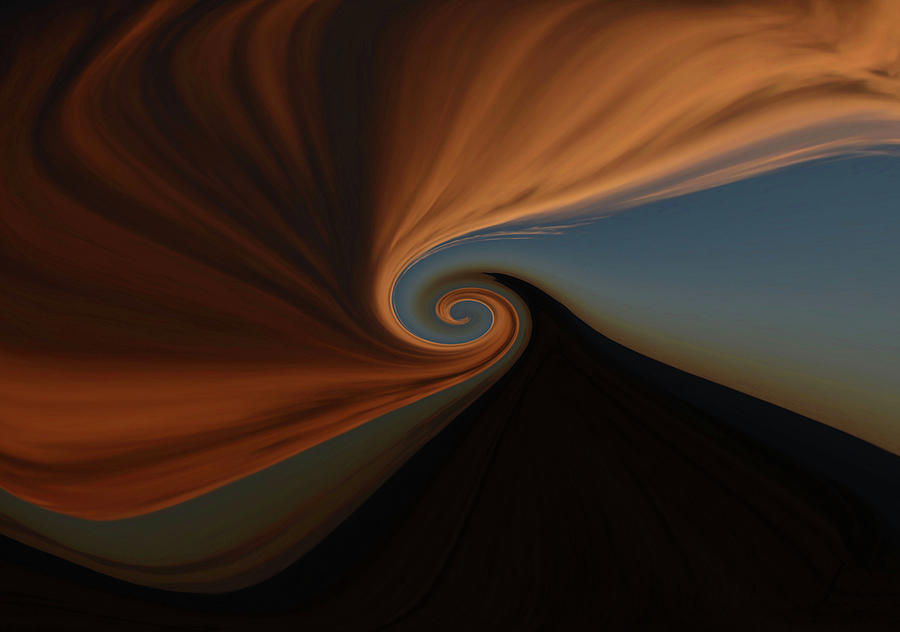 Abstract Digital Art - Birth of the Storm #2 by Whispering Peaks Photography