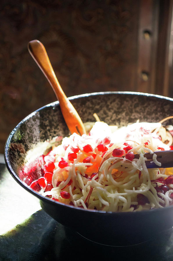 Black Radish And Apples Salad With #1 Photograph by Katya Lyukum
