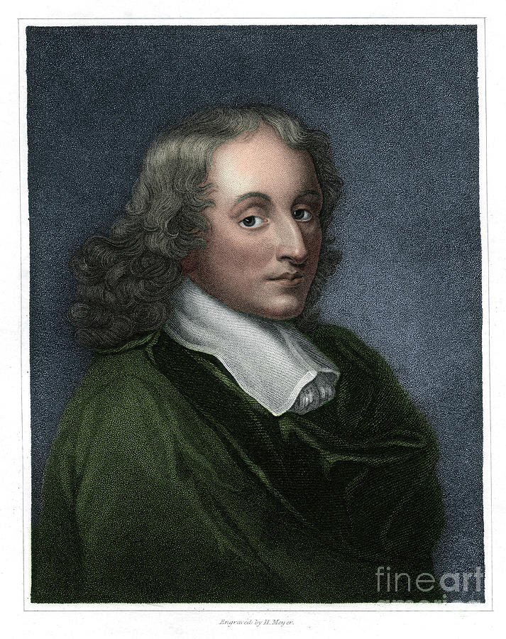 Blaise Pascal French Philosopher #1 Drawing by Print Collector