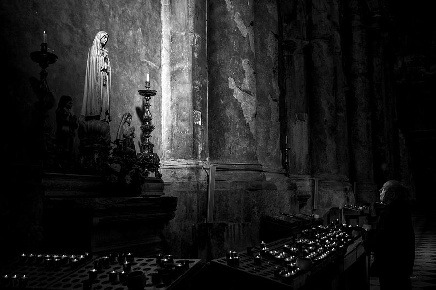 Black And White Photograph - Blessed #1 by Fernando Alves