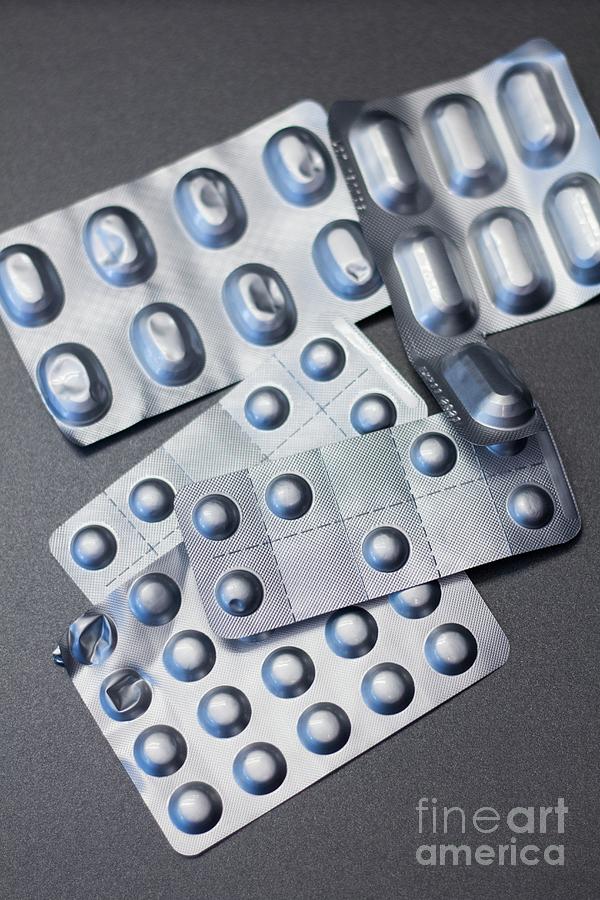 Blister Packs Of Pills #1 Photograph by Cristina Pedrazzini/science Photo Library