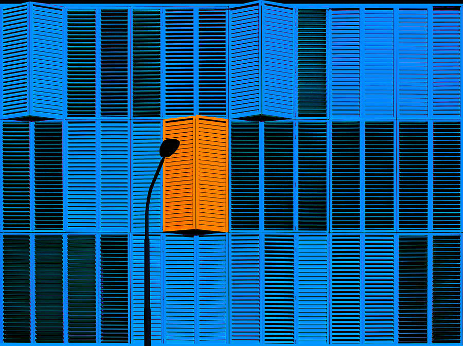 Blue And Orange #1 Photograph by Inge Schuster