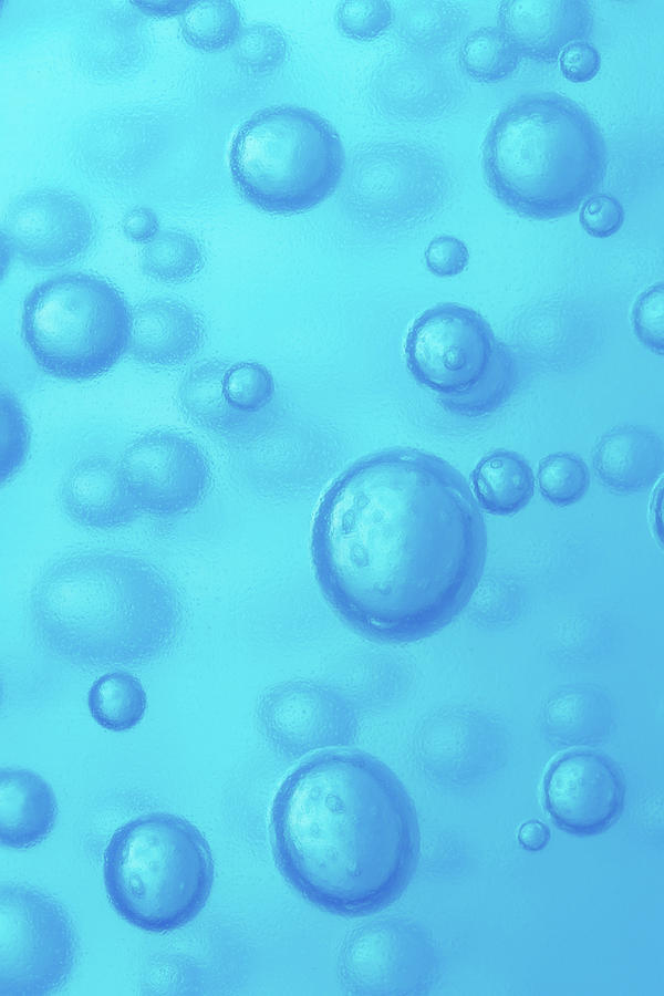 Blue Bubbles, Close-up #1 Photograph by Studio Box