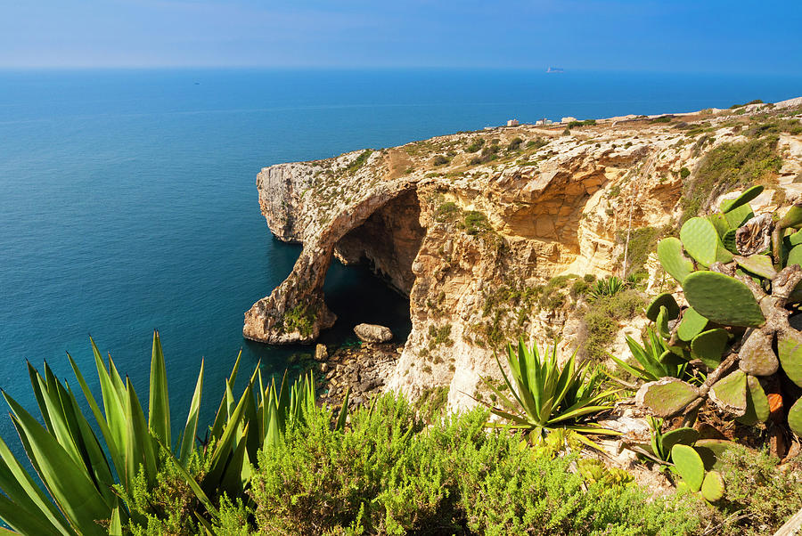 Blue Grotto, Malta #1 Photograph by Nico Tondini