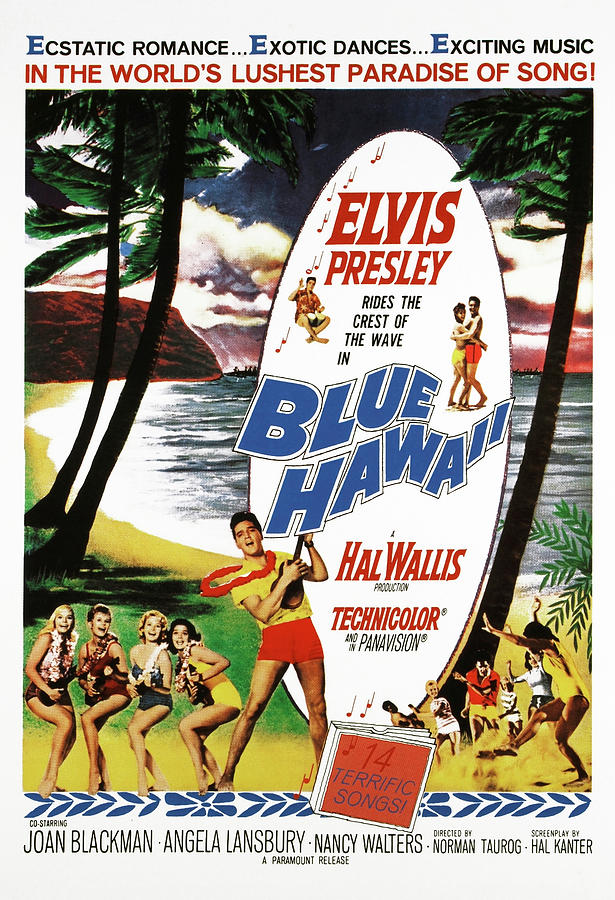 Elvis Presley Photograph - Blue Hawaii #1 by Globe Photos