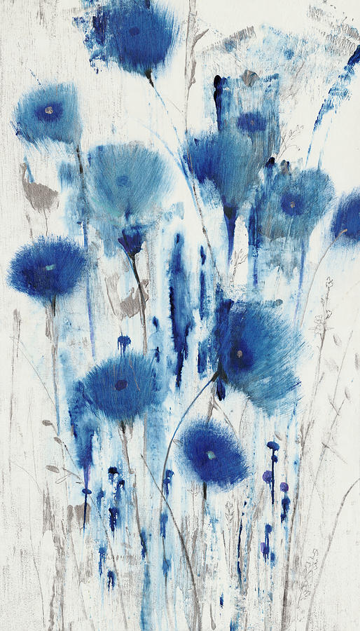Blue Impressions I #1 Painting by Tim Otoole