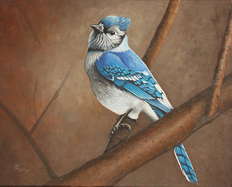 Blue Jay Painting by Pam Kaur - Fine Art America