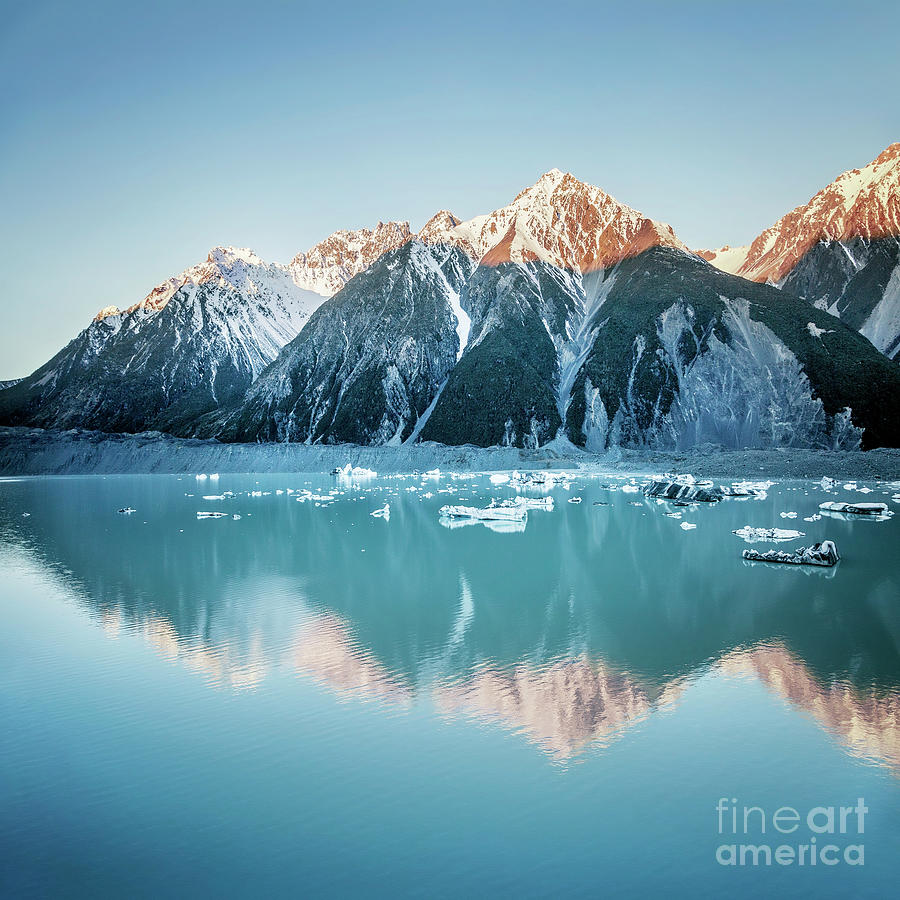 Mountain Photograph - Blue Serenity #1 by Evelina Kremsdorf