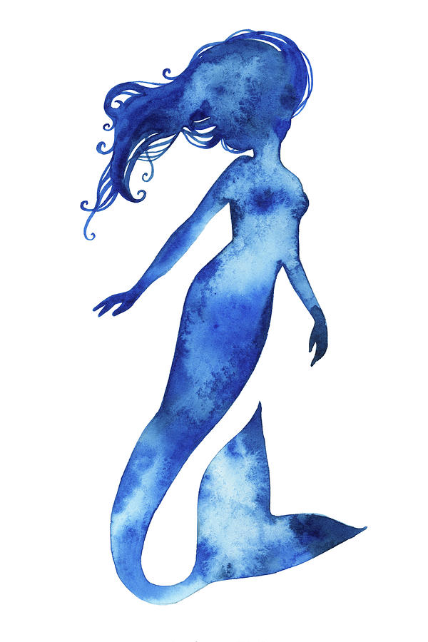 Blue Sirena II Painting by Grace Popp - Fine Art America