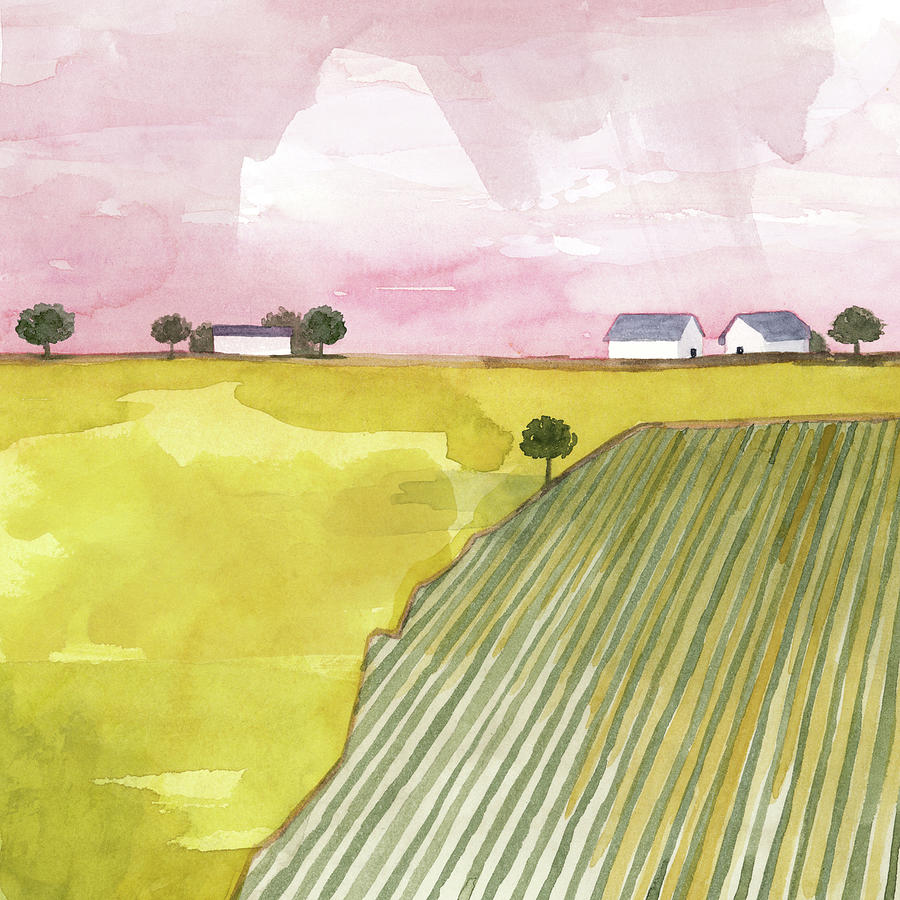 Blush Hour I #1 Painting by Grace Popp Blush Hour I #1 Painting by Grace Popp