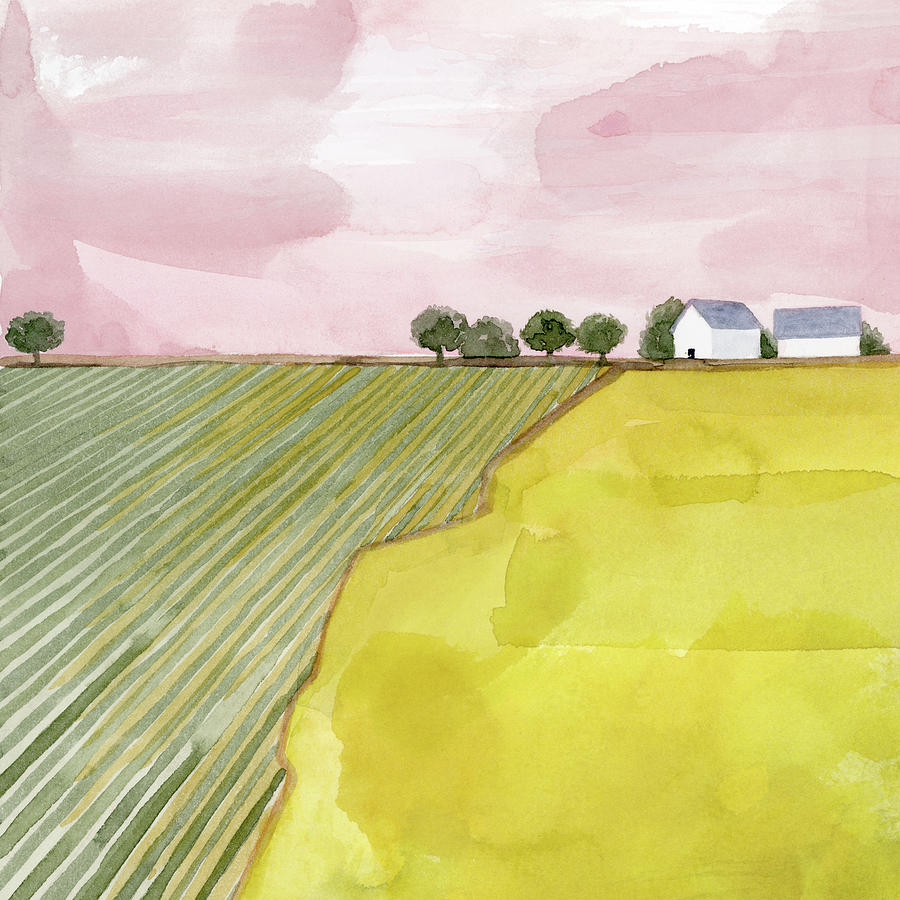 Blush Hour II #1 Painting by Grace Popp Blush Hour II #1 Painting by Grace Popp