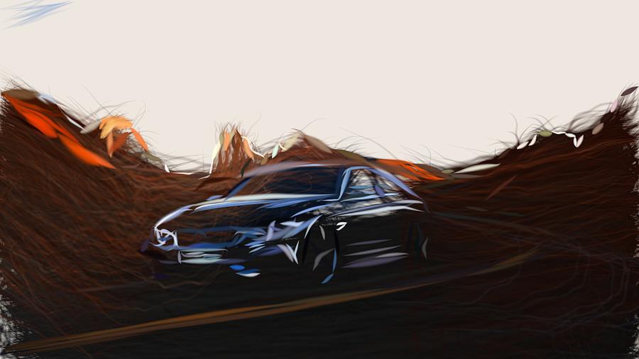 BMW 4 Series Coupe Draw Digital Art by CarsToon Concept | Fine Art America