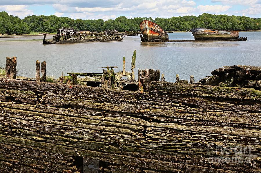 Boat Graveyard #1 Photograph by Thierry Berrod, Mona Lisa Production/science Photo Library
