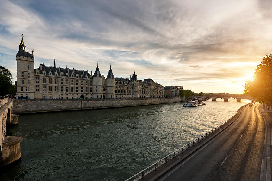 Paris Photograph - Boat Tour On Seine River In Paris #1 by Prasit Rodphan