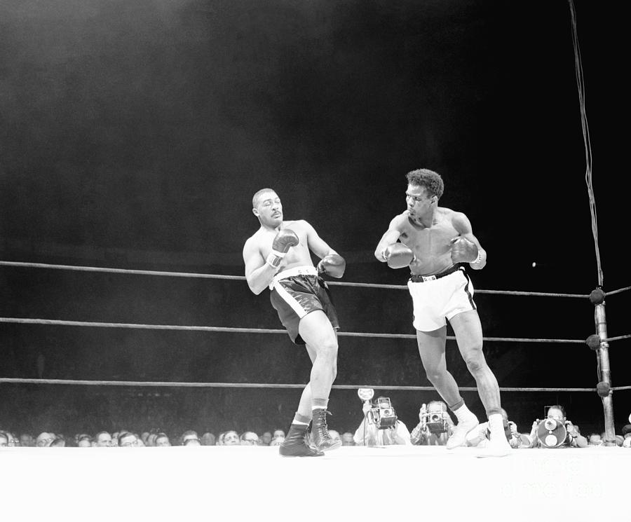 Bob Baker And Tommy Jackson In Boxing #1 Photograph by Bettmann
