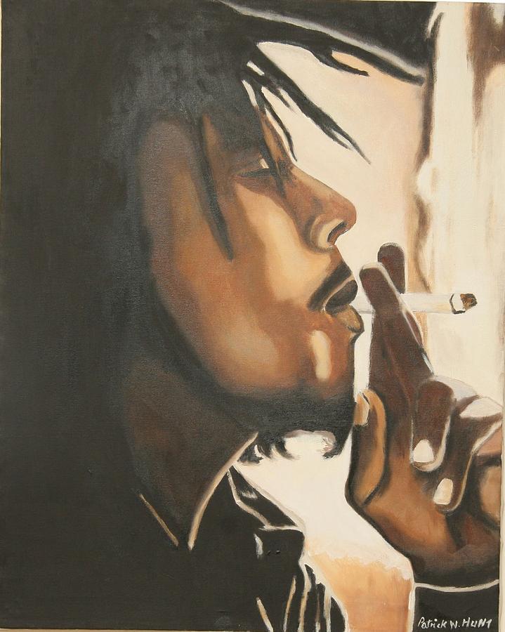 Bob Marley Painting - Bob Marley #1 by Patrick Hunt