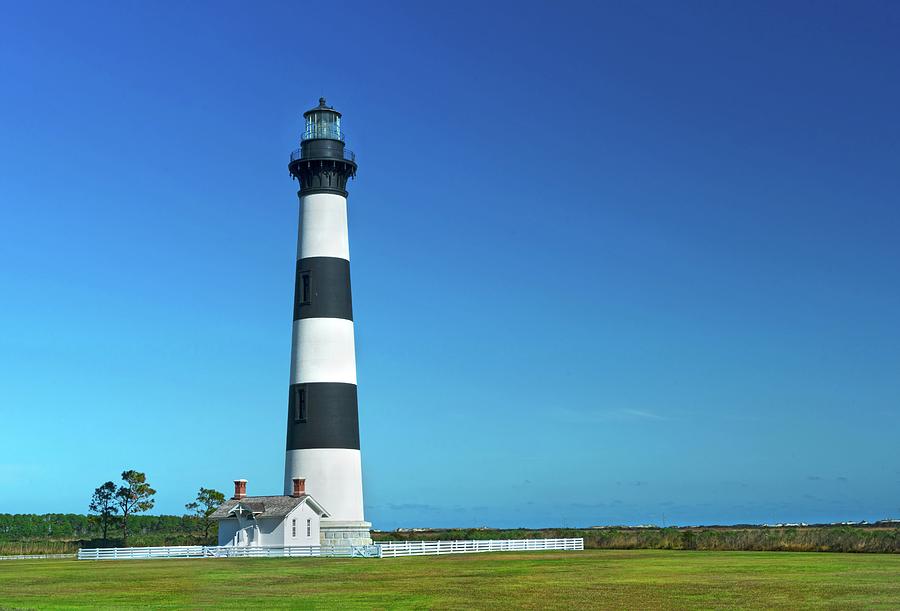 Bodie Island Lighthouse, Outer Banks, Nc Digital Art by Laura Zeid ...