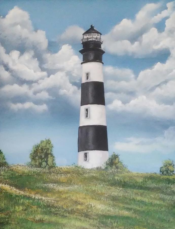 Bodie Island Lighthouse Painting By Ronald Lunn Fine Art America   1 Bodie Island Lighthouse Ronald Lunn 