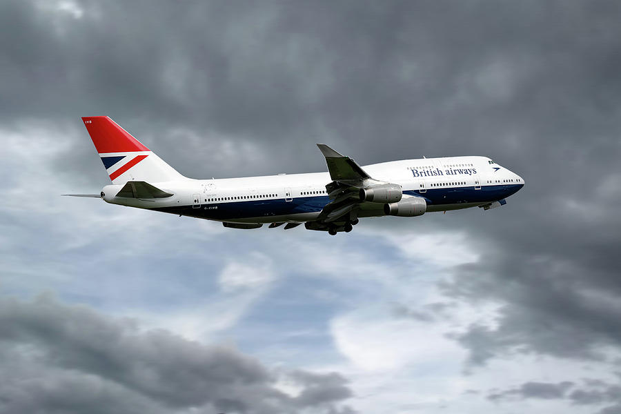 Boeing 747-436 G-CIVB #2 Digital Art by Airpower Art