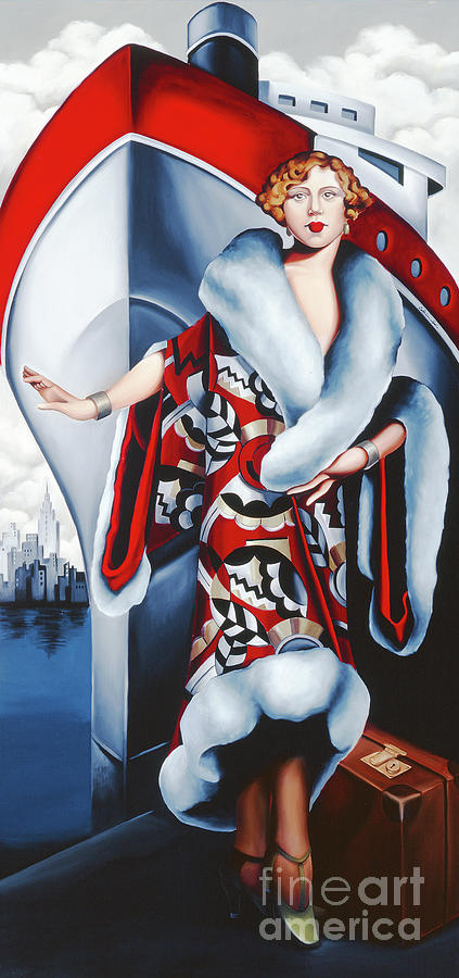 Bon Voyage Painting by Catherine Abel