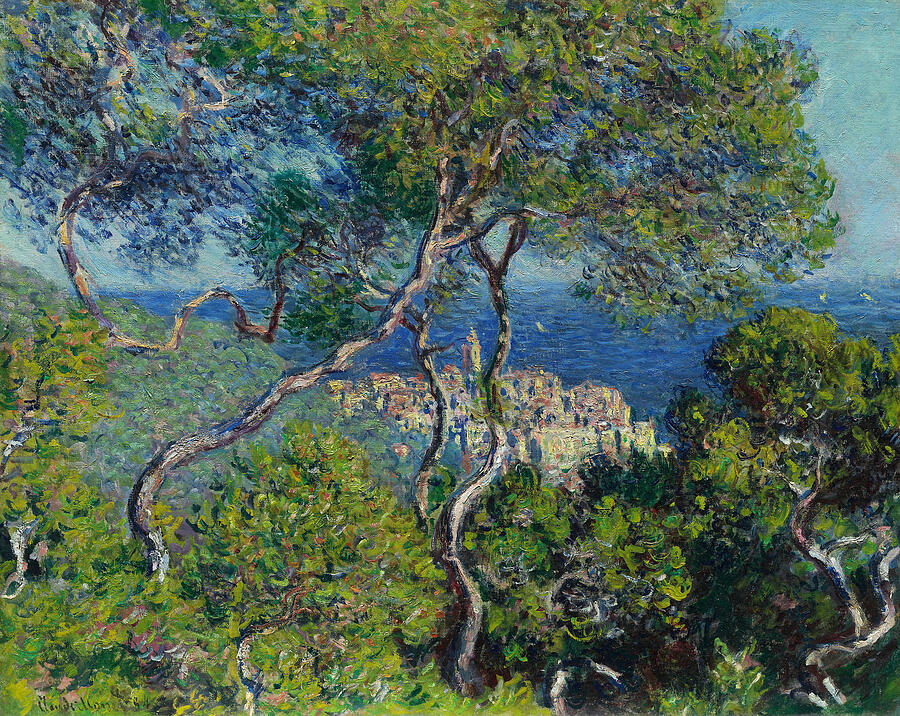 Bordighera, from 1884 Painting by Claude Monet