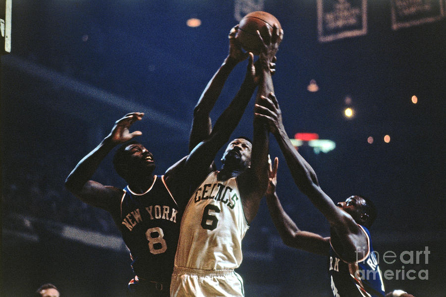 Boston Celtics - Bill Russell #1 Photograph by Dick Raphael
